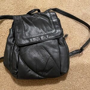 Wilsons Leather Black Backpack